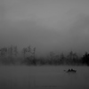 Into the fog on Lake Pleasant